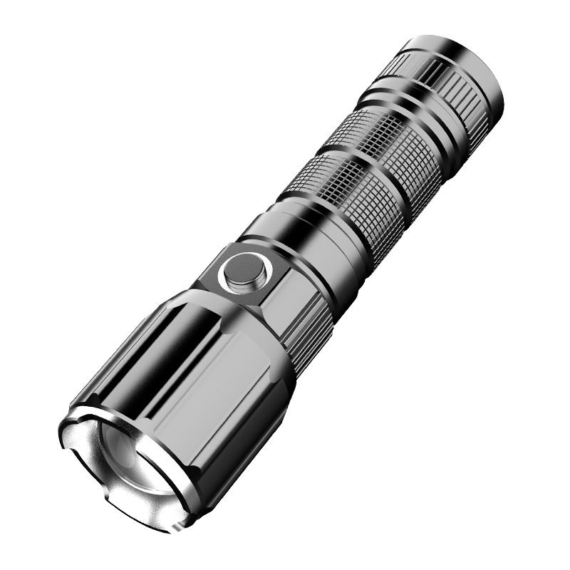 Aleación de aluminio linterna láser blanco fuerte luz de largo alcance linterna de alta potencia al aire libre que acampa linterna de iluminación al por mayor
