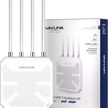 Wavlink 双2.4GHz 5GHz防水远距离无线AP室外路由器WIFI7AX3000