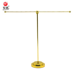 Desk flagpole metal flag stand metal T-base desktop ornaments flag wholesale advertising flagpole flag