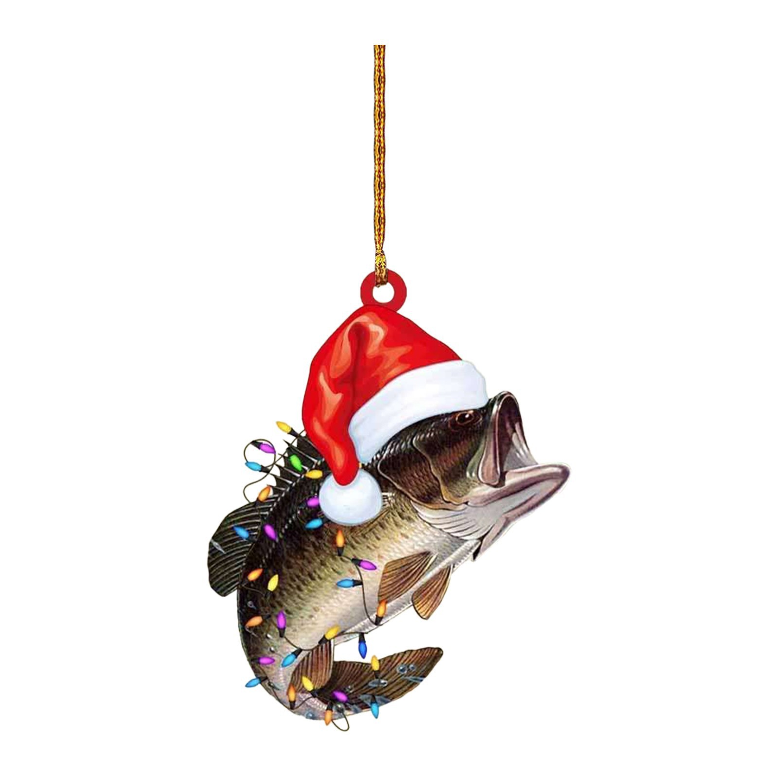 Venta directa creativa transfronteriza personalizada bajo verde coche de navidad acrílico plana adornos de decoración de navidad image 16