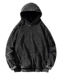 Худи из хлопка для мужчин и женщин, худи для отдыха, (), oversize