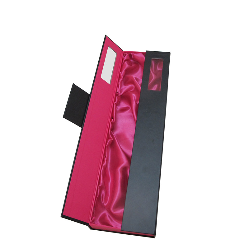 开窗假发彩盒   对开门款假发包装纸盒  精美假发盒