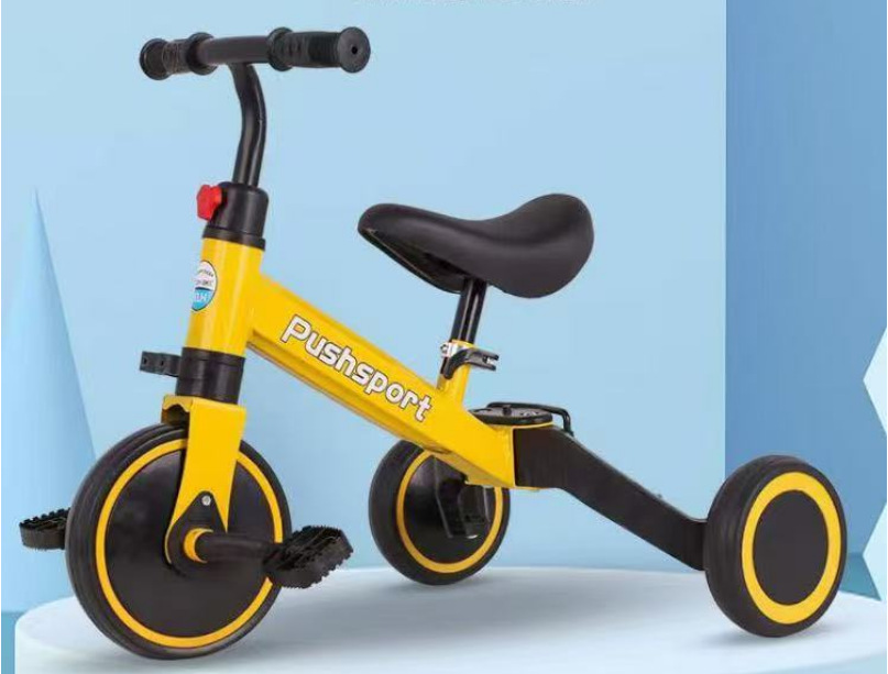 Triciclo Infantil 1–6 Años — Bicicleta de Empuje para Bebés Multimodo