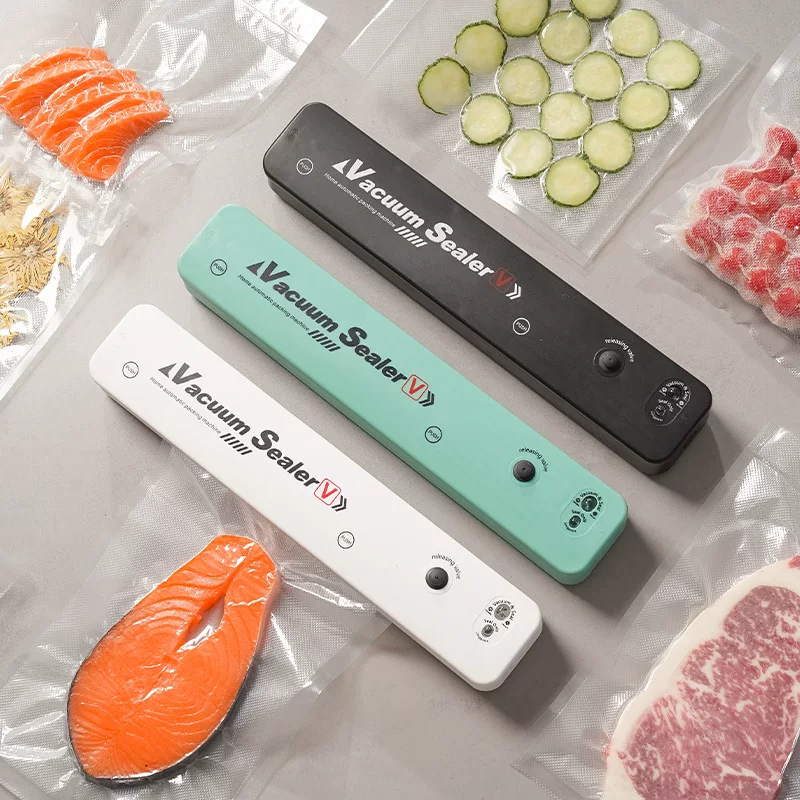 Fully automatic mini food vacuum sealer, compact home food preservation vacuum compression sealer