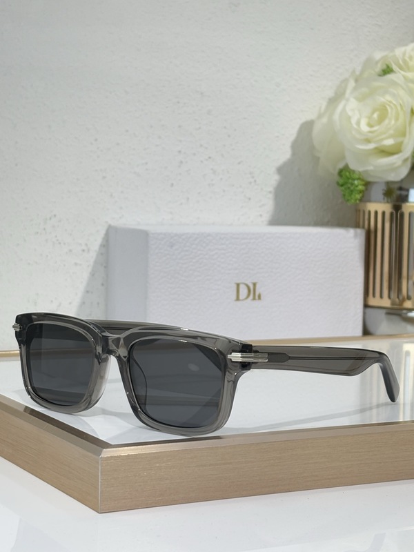 D's 2025 ファッションサングラス女性韓国スタイルスクエアフレームメガネ男性トレンディサングラス BlackSuitS16F|undefined