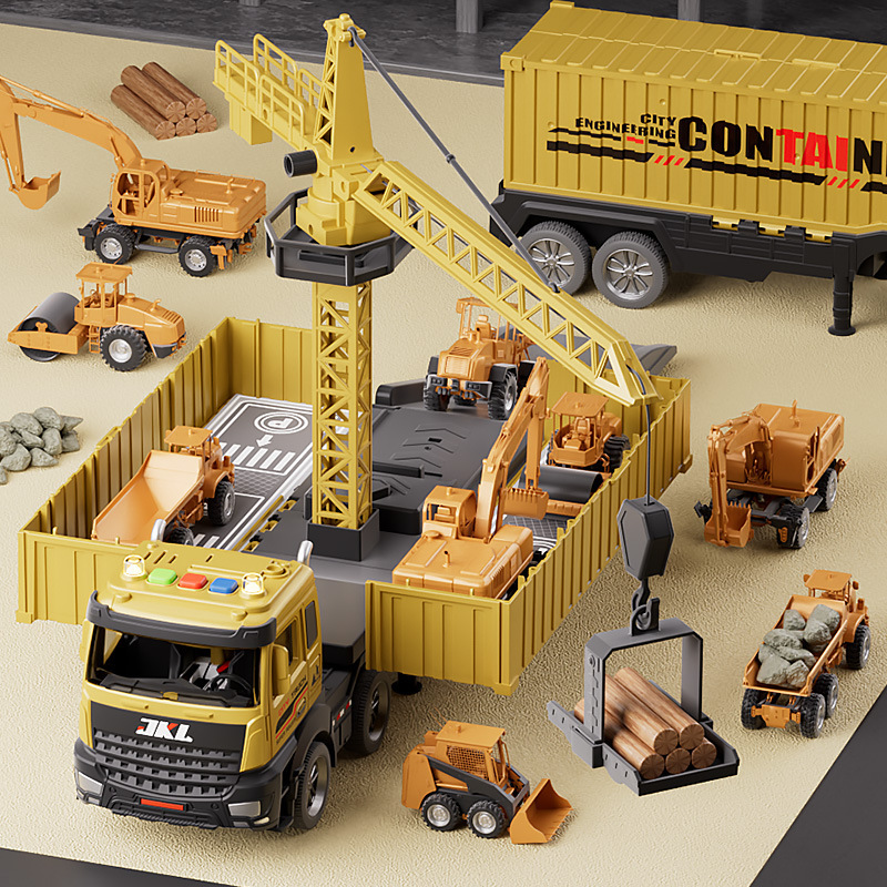 Baby Educational Early Education Story Car Engineering Vehicle Storage Alloy Car Boy Container Ejection Car Kidsren's Toy Gift Box Baby Educational Early Education Story Car Engineering Vehicle Storage Alloy Car Boy Container Ejection Car Kidsren's Toy Gift Box