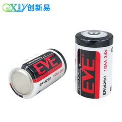 Yiwei ER14250 industrial control instrument PLC servo absolute value programmer ETC probe 3.6V lithium battery 1/2AA