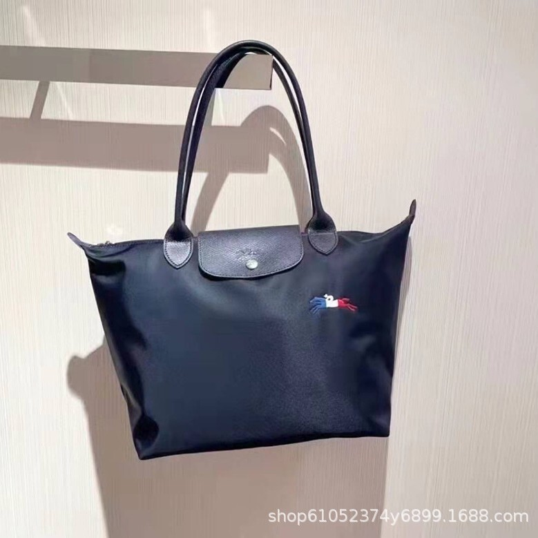 French-Style Three-Color Nylon Women's Handbag and Crossbody Bag, Thickened Waterproof High-Quality Dumpling Bag for Men and Women