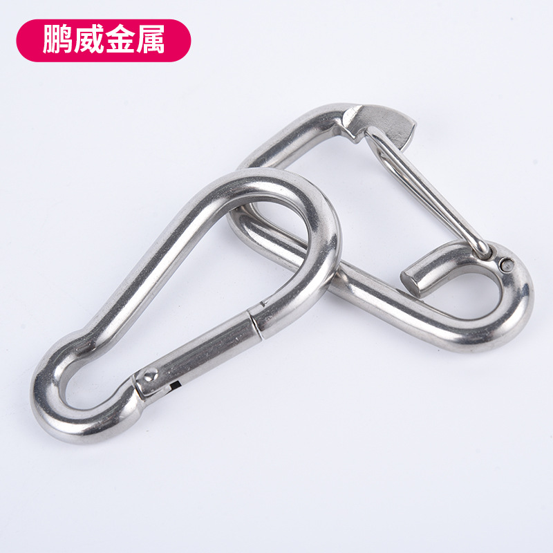 304 stainless steel spring buckle, safety spring buckle, mountain buckle, standard spring buckle, go