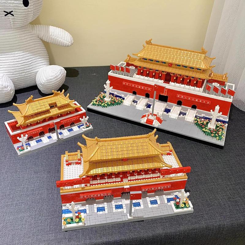 天安门模型手工diy男生日礼物党员伴手礼文创北京旅游纪念品|undefined