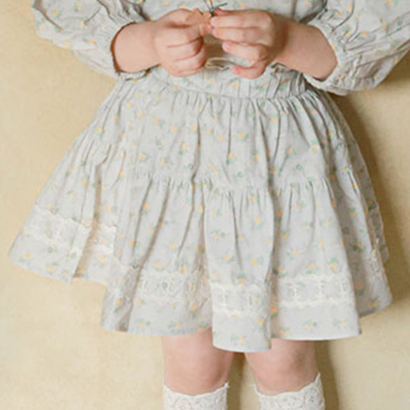 Spring Style Strawberry Shan Korean Children's Clothing Girls Girls Floral Puffy Skirt Princess Skirt Ready In Stock