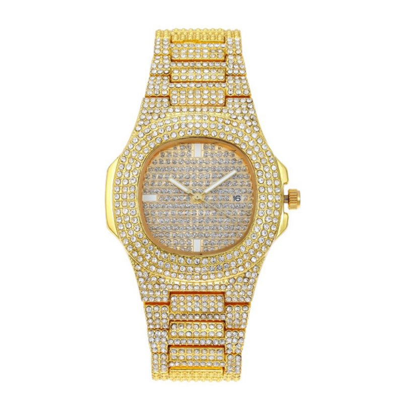 Foreign Trade Hot Selling Explosions Fashion Diamond-encrusted Stars Full Diamond Calendar Women's Watch Women's Watch Quartz Watch Women's Watch