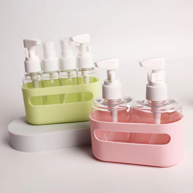 詰め替えボトル旅行セット化粧品ボトルプラスチックボトル家庭用ローションボトルシャンプースプレーボトルセット携帯用収納|undefined