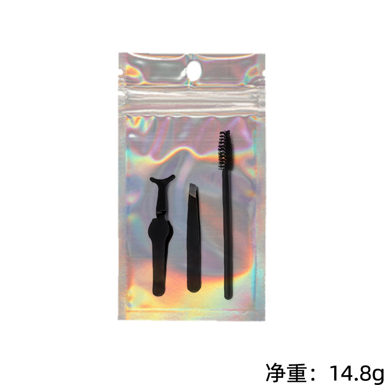 속눈썹 연장 크로스 클립 3종 세트(레이저백)