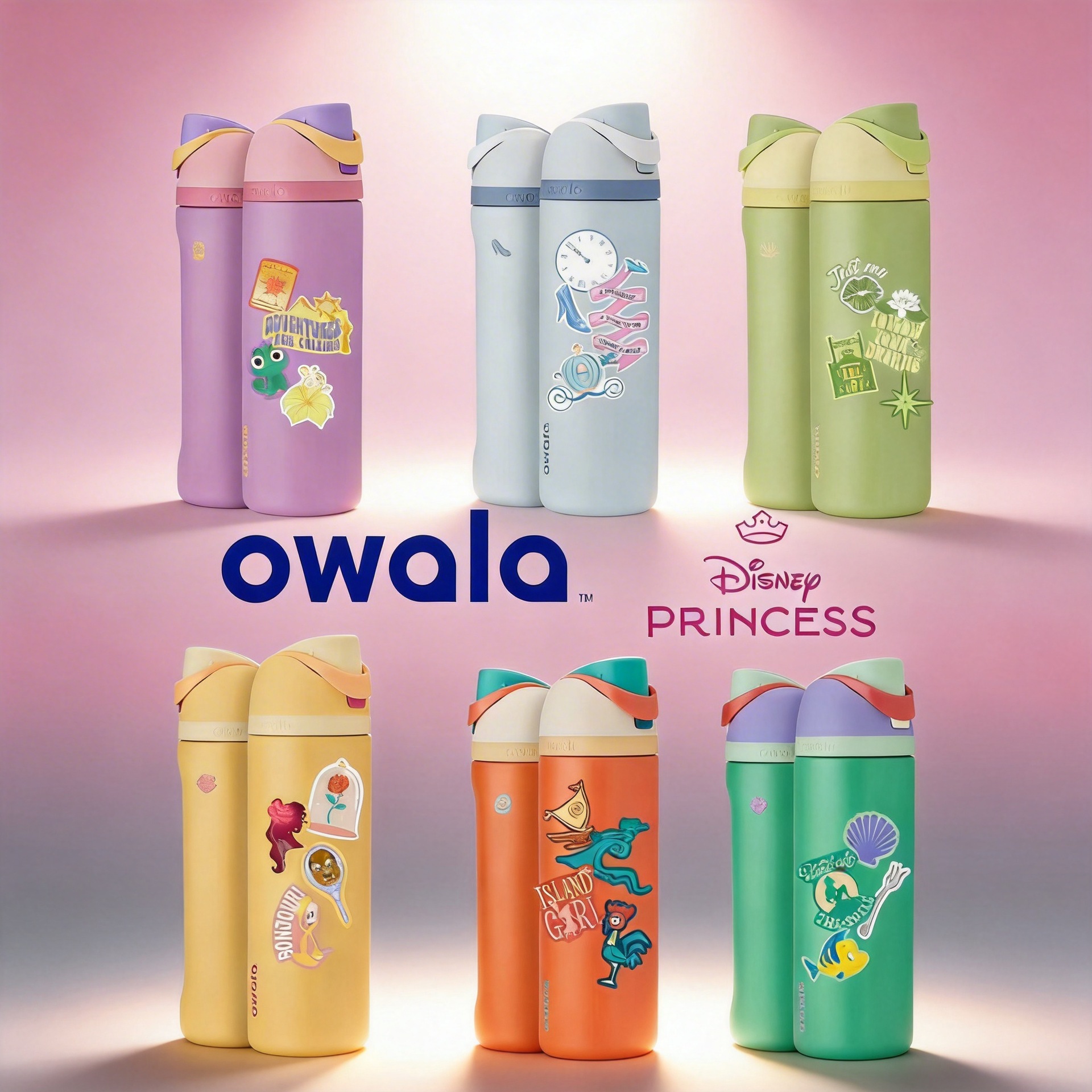 Taza Owala 24OZ taza de agua owala doble vacío taza de paja 304 taza de acero inoxidable para automóviles