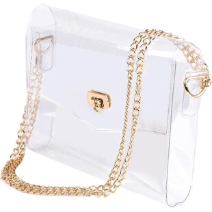 S 93348 Transparent Heart Jelly Bag ͸�������� �W���羳