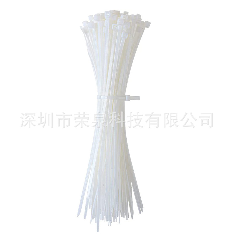 ●흰색 TPE 케이블 타이 200*2.6mm: 100PCS●