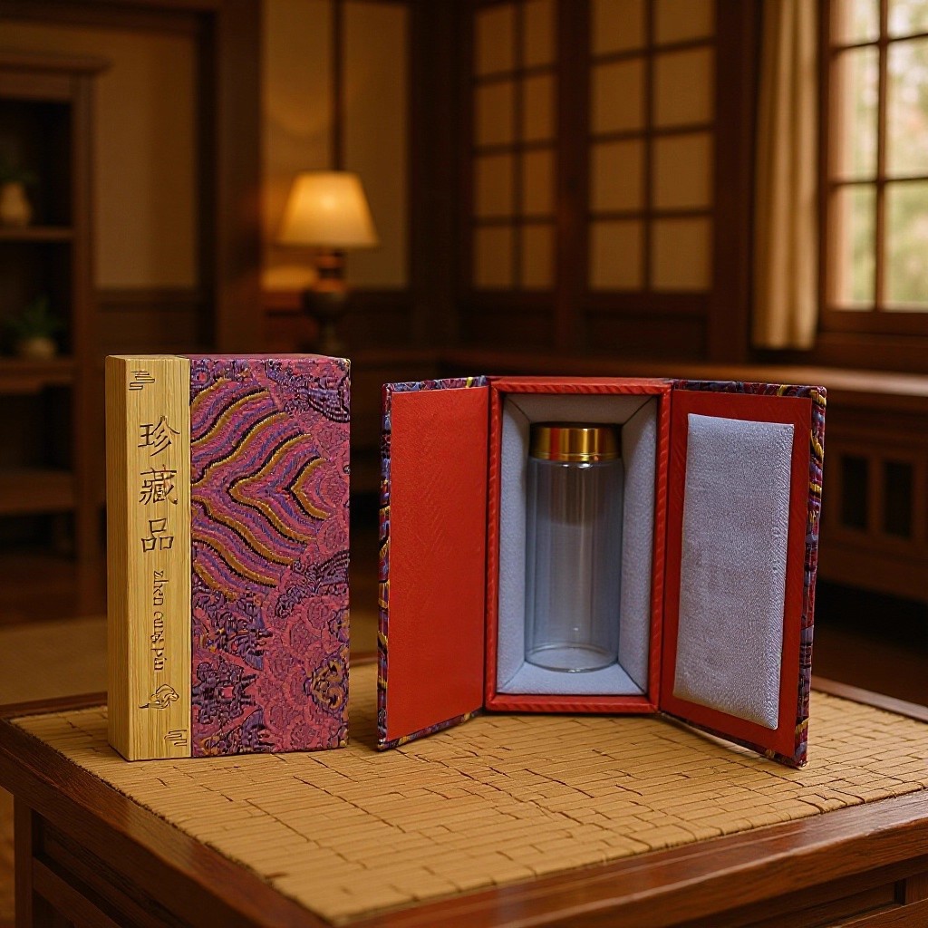 手串新款外包装盒双开竹片锦盒佛珠礼品盒高档盒子包装现货一套