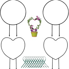 植物攀爬架 爱心圆形支架创意插花架爬藤花架园艺跨境专供