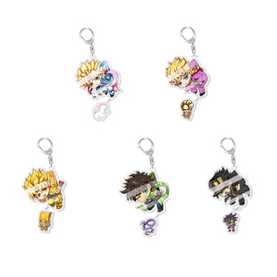 JOJO's Wonderful Adventure Surrounding Pendant Chengtaro Animation Flower House Keychain Joruno Bugalati
