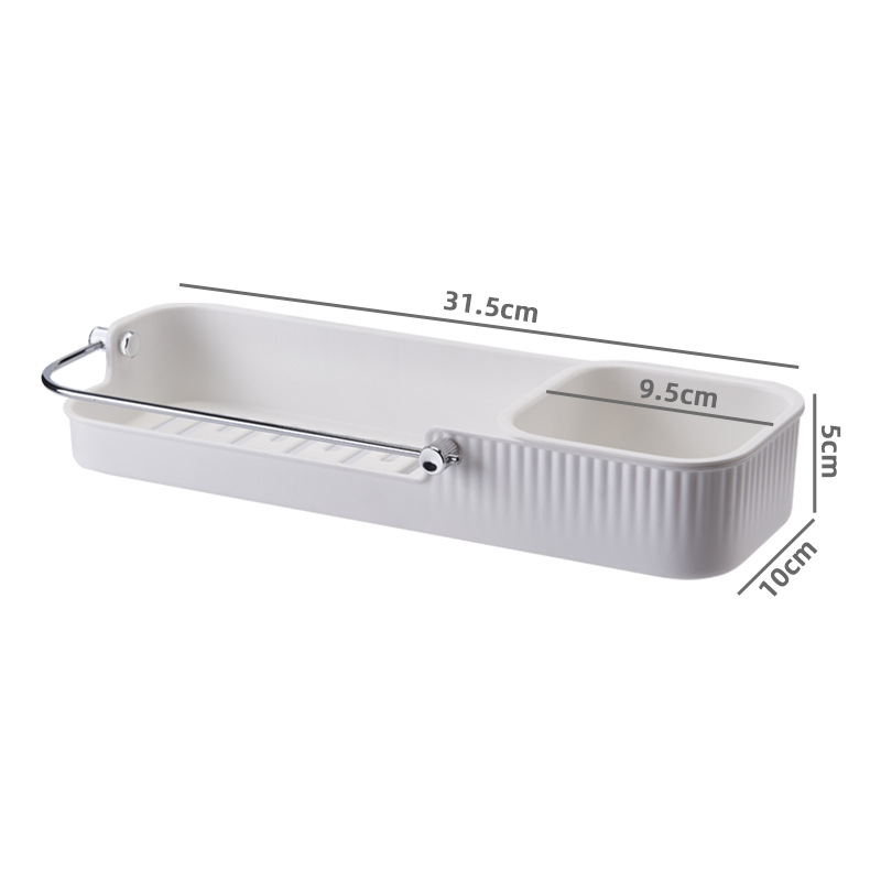 Estante de almacenamiento de baño Baño sin punzonado inodoro lavabo baño montado en la pared estante de almacenamiento