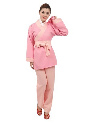 Adult costume Hanfu shop waiter costume ancient dramatist maid teahouse hotel waiting room work performance costume