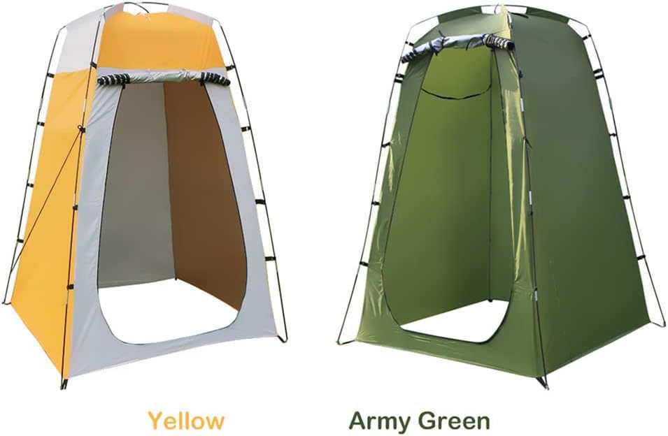 Outdoor toilet tent, portable shower and changing room, camping mobile shower cabin, fishing tent