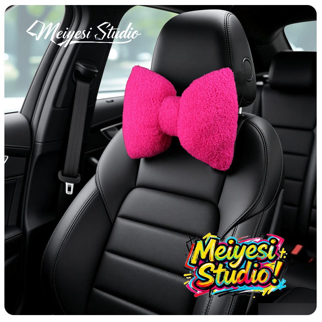Cochecabezas de automóviles almohada de abrazamiento de cordero calentamiento de cochecabezas de automóviles de invierno protección de cuello accesorios interiores de automóviles simples