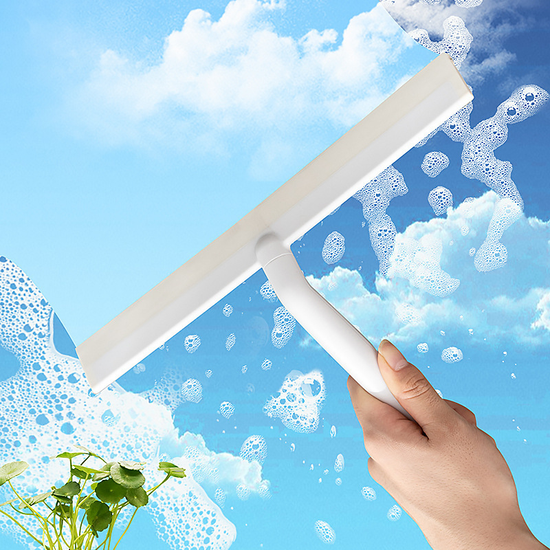 Glass Scraper for Home Use, Simple Glass Wiper, Window Wiper Cleaner, Glass Cleaner, Bathroom Tile Floor Cleaner