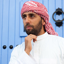 现货迪拜沙特男士头巾HS181 速卖通EBAY亚马逊AMAZON热卖