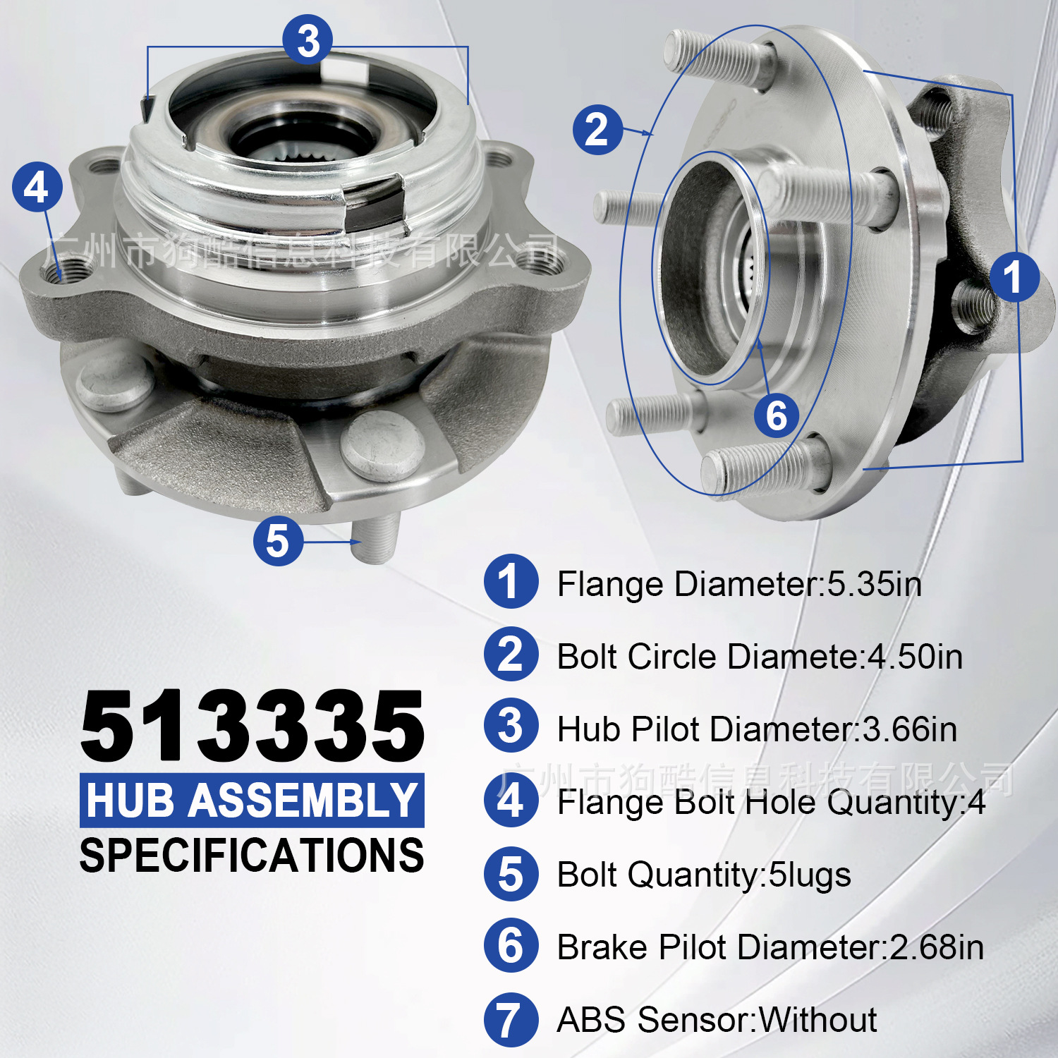 Suitable for Infiniti Q60 2014-2022 Car Wheel Hub Bearing 40202Cg11