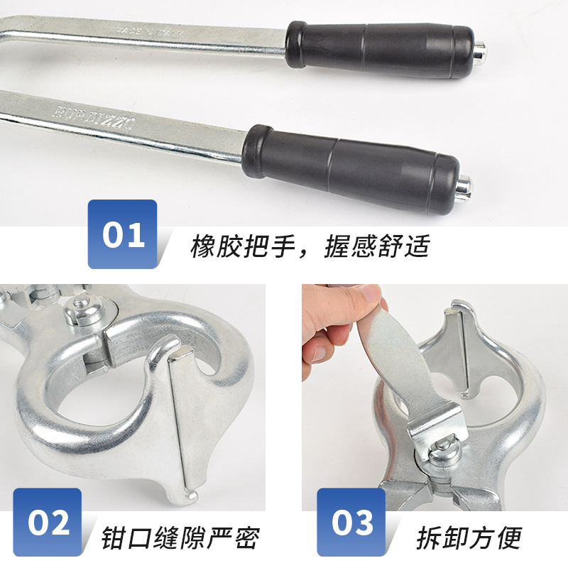 Alicates de castracion veterinaria alicates de castracion de acero inoxidable para cerdos, ganado y ovejas alicates de castracion libres de sangre