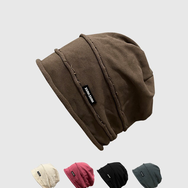 Muestra cara pequeña capa retro sensación de pila de sombrero de mujer japonesa moda gorra holgada gorra coreana en línea callejera gorra fría