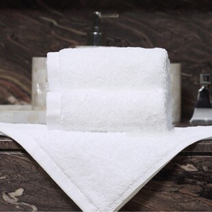 Five-star hotel towel white pure cotton Bed & Breakfast Inn linen face towel hotel LOGO embroidered face towel