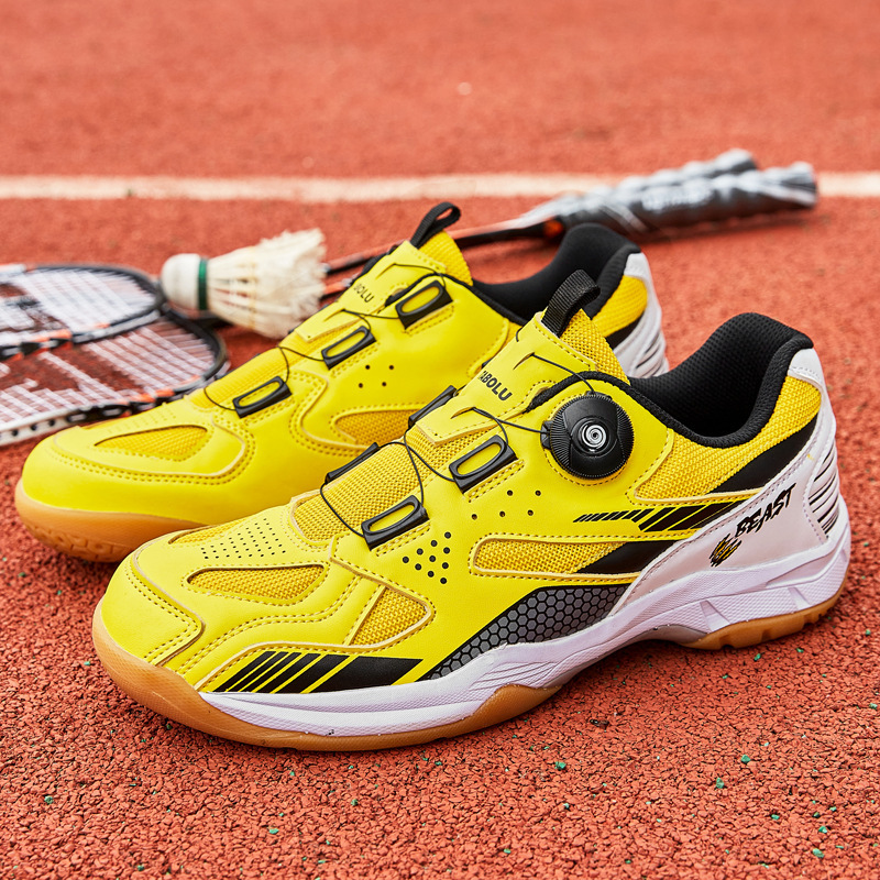 Zapatos de ping-pong de comercio exterior transfronterizo cuatro estaciones entrenamiento deportivo zapatos de bádminton pareja ventilador amortiguador zapatos de tenis para correr image 2