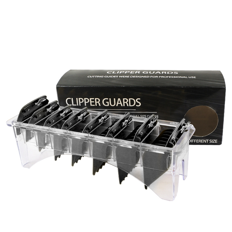 CestoMen peluquería pelo Clipper eléctrico límite peine traje pelo Clipper push Edge peine pinza posicionamiento peine 8-piece Set