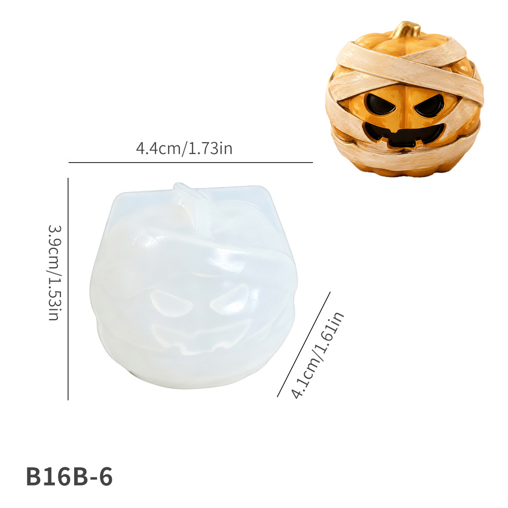 Halloween Series_B16B-6 Bandage Pumpkin Mold