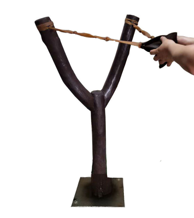 천연 나뭇가지 굵은 새총