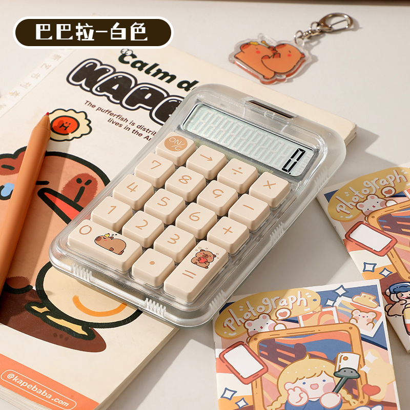 Calculadora de alta gama para uso de oficina, bonita calculadora de dopamina para estudiantes de informática, calculadora de contabilidad con logo impreso.