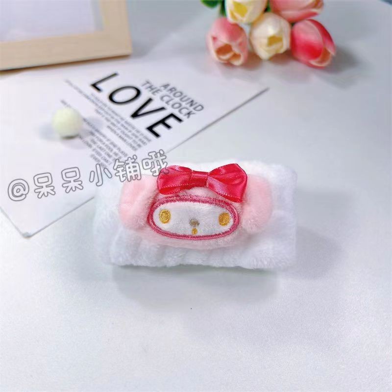 Arco banda de pelo al por mayor de las niñas de color sólido todo partido de maquillaje absorbente de sudor-limpieza lavado de cara correa de muñeca de franela banda de pelo