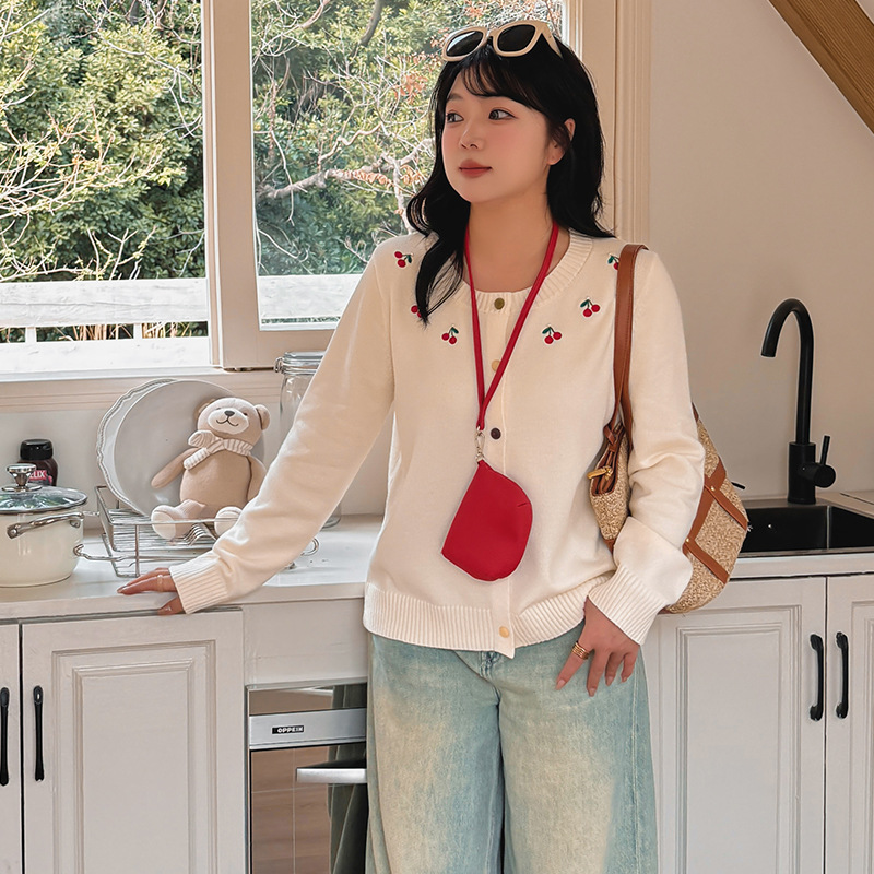  春  XL-3XL 大きいサイズ カーディガン