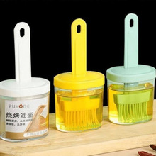 油刷子厨房烙饼家用易清洗调料瓶刷刷酱烧烤油刷按压式带瓶实用