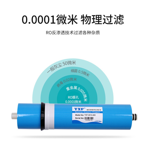 Manufacturer wholesale reverse osmosis membrane filter element 3013-400G water purifier filter accessories multi-specification RO membrane