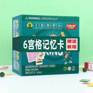 Nanada Cartoon Right Brain Development Instant Memory Card Children's Memory Training Photography Palace Grid Board Early Education Flash Card