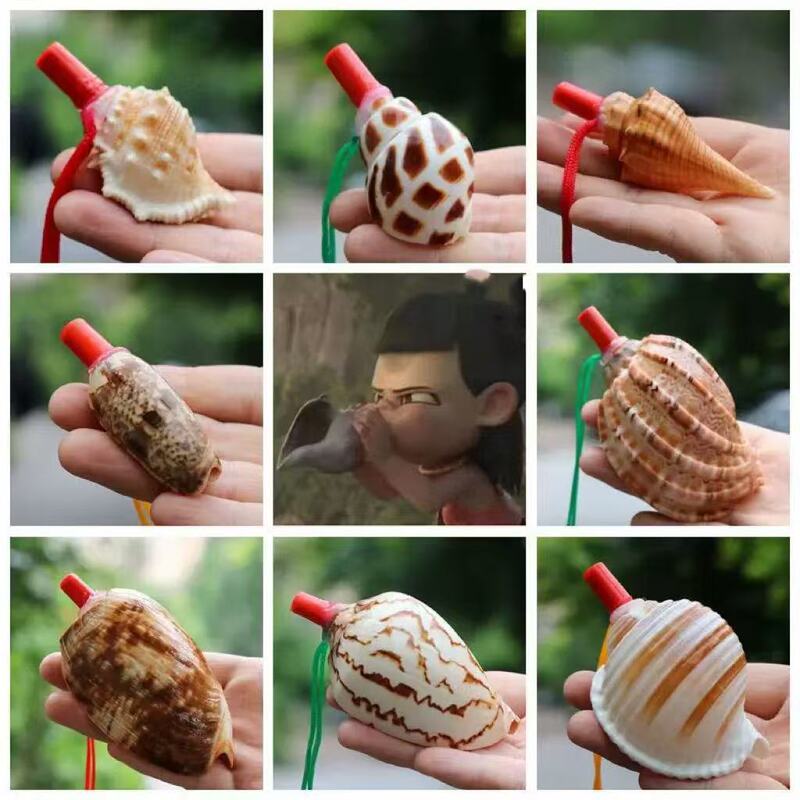 Stall small toys creative conch shell crafts a variety of conch whistle small snail blowing snail tourist area souvenirs Stall small toys creative conch shell crafts a variety of conch whistle small snail blowing snail tourist area souvenirs