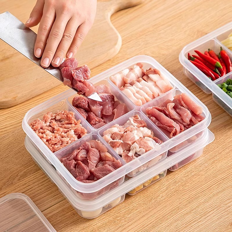 冷蔵庫冷凍肉コンパートメントボックス、冷凍食品グレードの保存ボックス、特別な小型鮮度保持ボックス、包装ボックス、整理整頓品|undefined