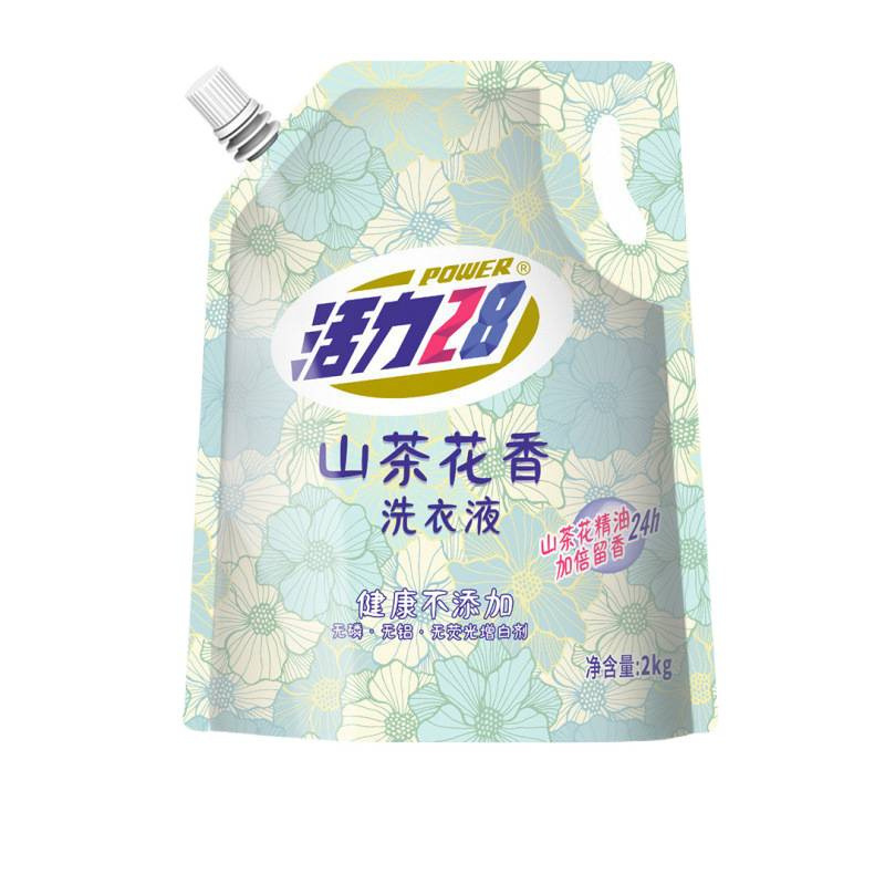 活力山茶花香留香洗衣液*袋 持久香氛去污护色洗衣液|undefined