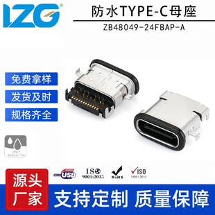 LZG������ˮTYPE-C�ӿ�USB-Cĸ����ʽǰ����N24Pin��늲��