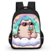 Pusheen16 inch double layer black-02
