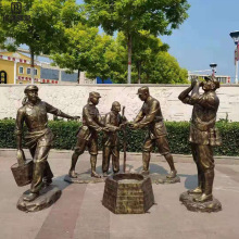 定 制人物铸铜雕塑广场名人雕塑摆件名俗小品浮雕现代泥塑